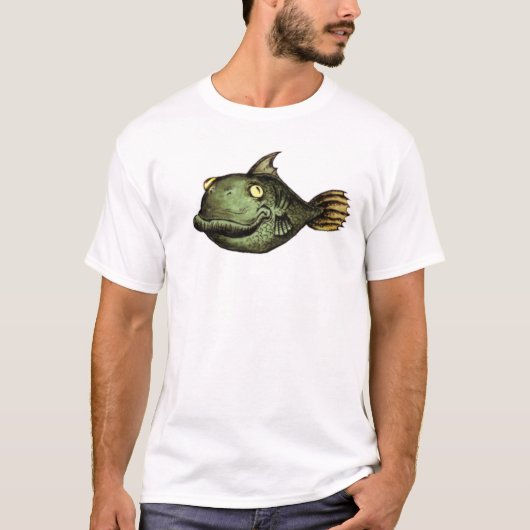 物の言えない魚 Tシャツ (正面)