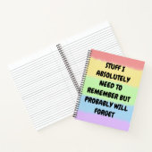 物は絶対に覚えておく必要があるが、おそらく ノートブック (内部)