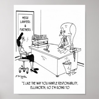 物をジュニアパートナーのせいにする ポスター