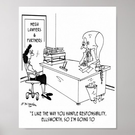 物をジュニアパートナーのせいにする ポスター (正面)