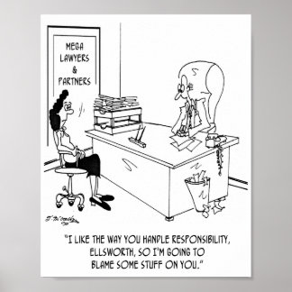 物をジュニアパートナーのせいにする ポスター