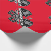 物を壊すこと生まれる破壊ダービー ラッピングペーパー (角)