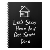 物を家に居よう、終らせる ノートブック (正面)