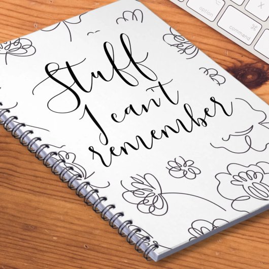 物を覚えていない ノートブック