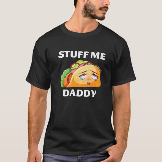 物メダディおもしろいタコチンコデマヨタコスアドル Tシャツ (正面)