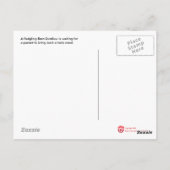 物乞いバーンツバメ ポストカード (裏面)