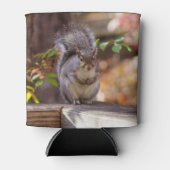 物乞いリス 缶クーラー (正面)