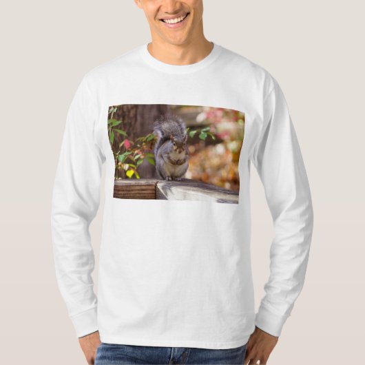 物乞いリス Tシャツ (正面)