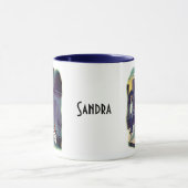 物乞い猫コンボのマグカップ マグカップ (中央)