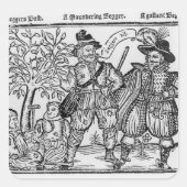 物乞い スクエアシール (正面)