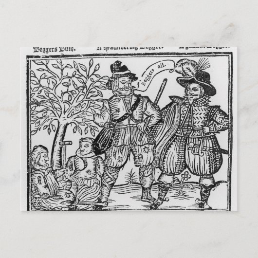 物乞い ポストカード (正面)