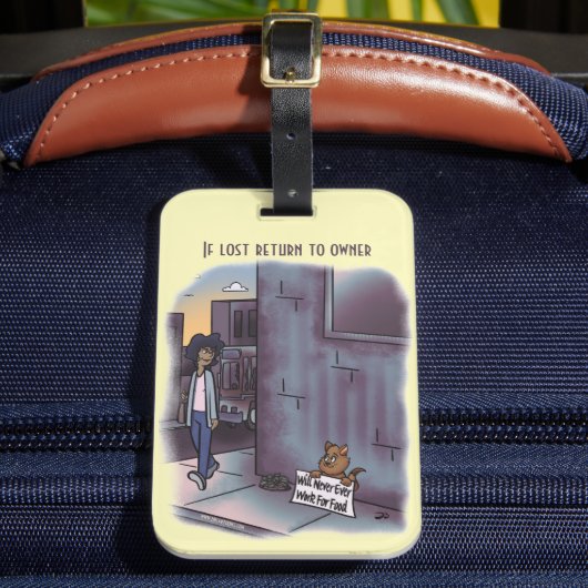 物乞い ラゲッジタグ (正面インサイチュ2)