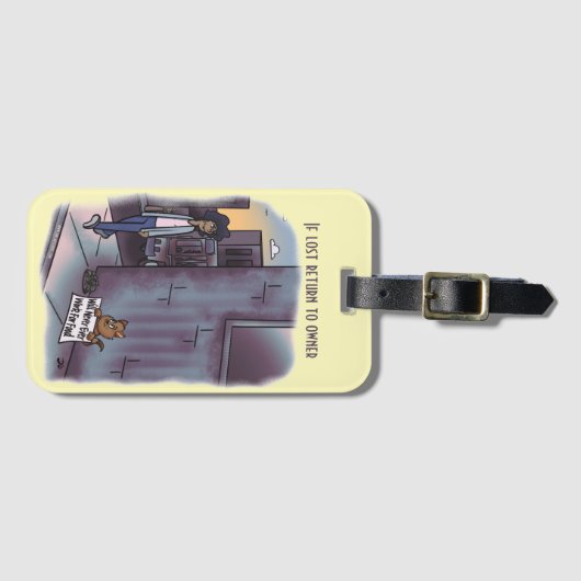 物乞い ラゲッジタグ (正面横)