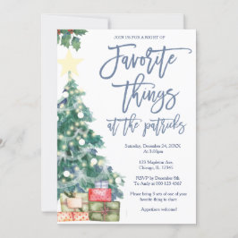 物事お気に入りのパーティーホリデークリスマスパーティー 招待状