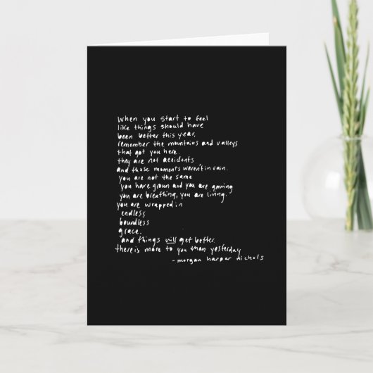 物事が好き感じになり始めたとき カード (正面)