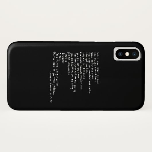 物事が好き感じになり始めたとき Case-Mate iPhoneケース (裏面(横))