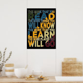 物事が読多くなれば ポスター (キッチン)