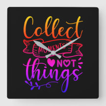 物事ではない瞬間を収集する壁時計