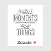 物事ではない瞬間を収集する シール (シート)