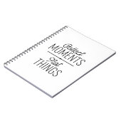 物事ではない瞬間を収集する ノートブック (左側)