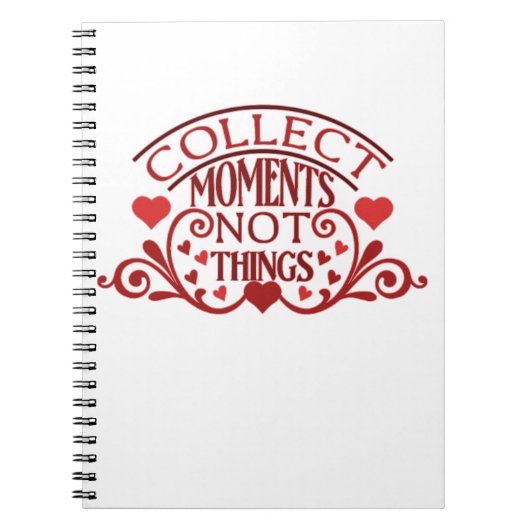 物事ではない瞬間を収集する ノートブック (正面)