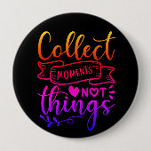 物事ではない瞬間を収集する 缶バッジ (正面)