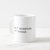 物事ではない瞬間を収集 コーヒーマグカップ (正面左)