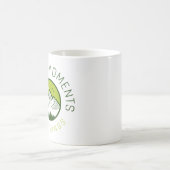 物事ではない瞬間を収集 コーヒーマグカップ (中央)