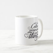 物事ではなく、時間を収集する コーヒーマグカップ (正面右)