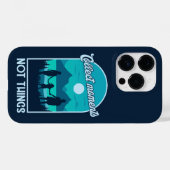 物事ではなく、時間を収集する Case-Mate iPhoneケース (裏面 (横))