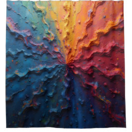 物事に虹が回る シャワーカーテン