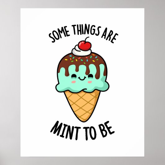 物事の中にはペパーミント・プンになるおもしろいためのミントがある ポスター (正面)