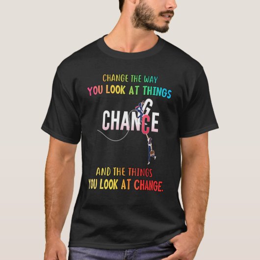 物事の見方を変えるユーモアことわざ Tシャツ (正面)