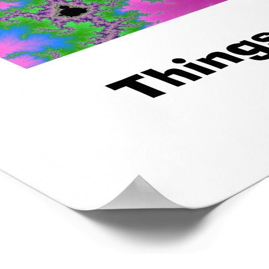 物事はちょうどエキサイティングになってきている! ポスター (角)