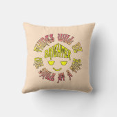 物事は一度に一スマイル明るくなる クッション (裏面)