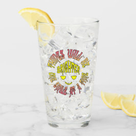 物事は一度に一スマイル明るくなる タンブラーグラス