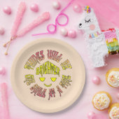 物事は一度に一スマイル明るくなる ペーパープレート (パーティー)