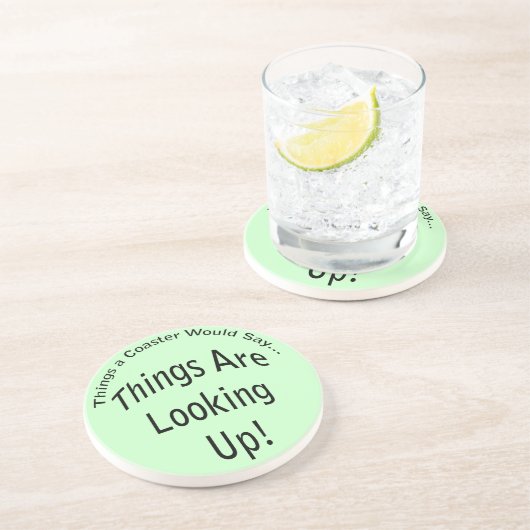 物事は光コースターを見上げている コースター (側面)