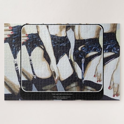 '物事は絵を描起こる ジグソーパズル (横)