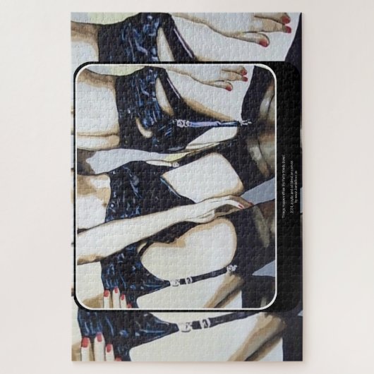 '物事は絵を描起こる ジグソーパズル (縦)