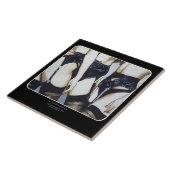 '物事は絵を描起こる タイル (側面)