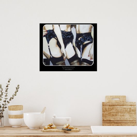 '物事は絵を描起こる ポスター (キッチン)