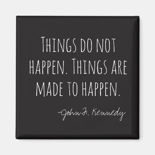 物事は起こらない マグネット (正面)