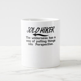 物事を大局的に見る荒野。 ジャンボコーヒーマグカップ