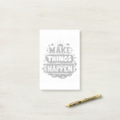 物事を実現させる ポストイット (デスク上)