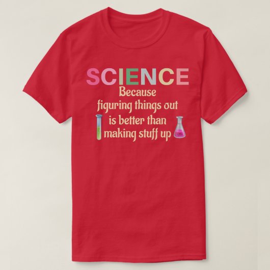 物事を探り出すのは先生おもしろい Tシャツ (デザイン正面)