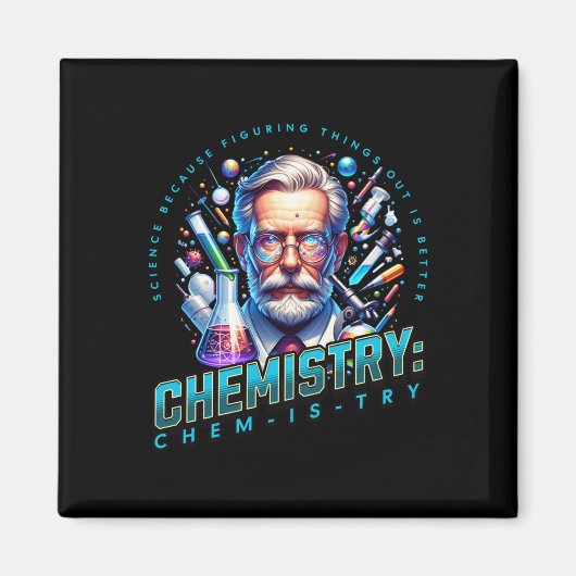 物事を探り出す方が良いので科学 マグネット (正面)