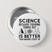 物事を探り出す科学 缶バッジ (正面&裏面)