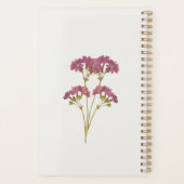 物事を片付けミニマルるパーソナライズされた プランナー手帳 (裏面)