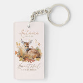 物事を秋に運ぶ キーホルダー (裏面)